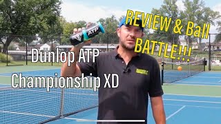 Dunlop ATP Championship Extra Duty Tennis Ball Review - Ball Battle v Wilson Championship