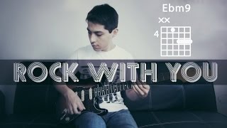COVER + CHORDS: Rock With You - Michael Jackson (Rhythm guitar - David Williams) chords