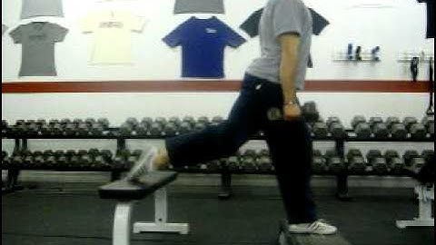 DB Bulgarian Split Squat - from deficit