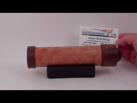 Teleidoscope in Maple and Walnut by Ben Birdsill