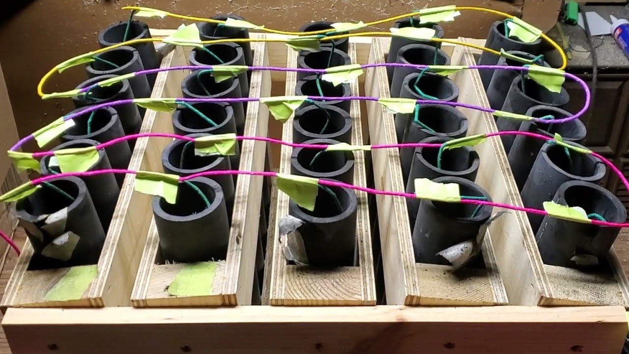 3 Inch Fireworks Fan Racks Fantastical Shells 30 Shot Fan Rack (Fireworks Fantasy) - YouTube