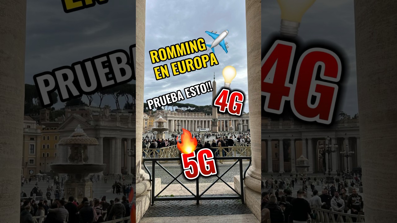 Roaming de datos móviles en Europa ￼