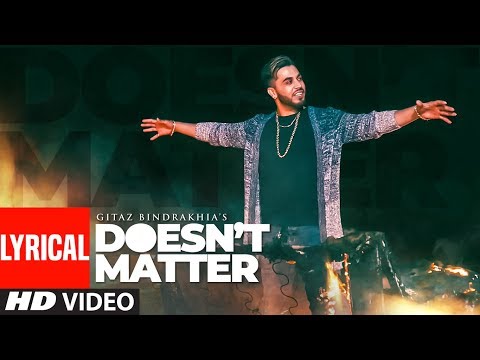 Gitaz Bindrakhia Doesn't Matter (Lyrical Song) Snappy | Rav Hanjra | Latest "Punjabi Songs 2018"