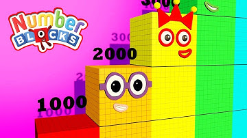 Looking for Numberblocks Step Squad 1000 to 5000 Standing Tall Numberblocks Number Pattern