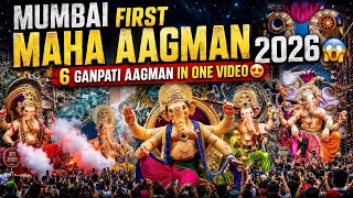 Mumbai's First Grand Ganpati Arrival Ceremony 2026 😱 || Malhari Group Ganpati Arrival 2026 | Ganp...
