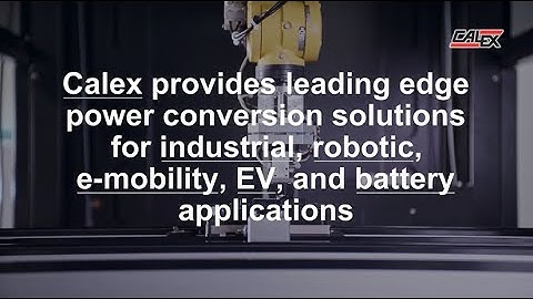 Calex Manufacturing, DC-DC Converters for Industrial, e-Mobility, and Robotics