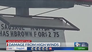 Early 'spring-like' wind catches area off-guard