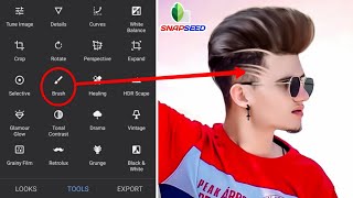 snapseed new hair style editing | snapseed hair + face white photo editing | snapseed photo editing screenshot 3
