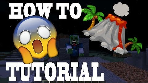 How to make a command block volcano(less laggy)