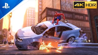 PS5 4K HDR Marvels Spider-Man Remastered 60 FPS Gameplay