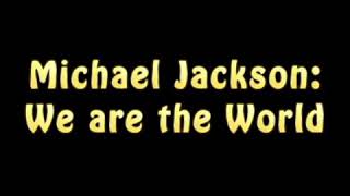 We are the world (Lyrics)