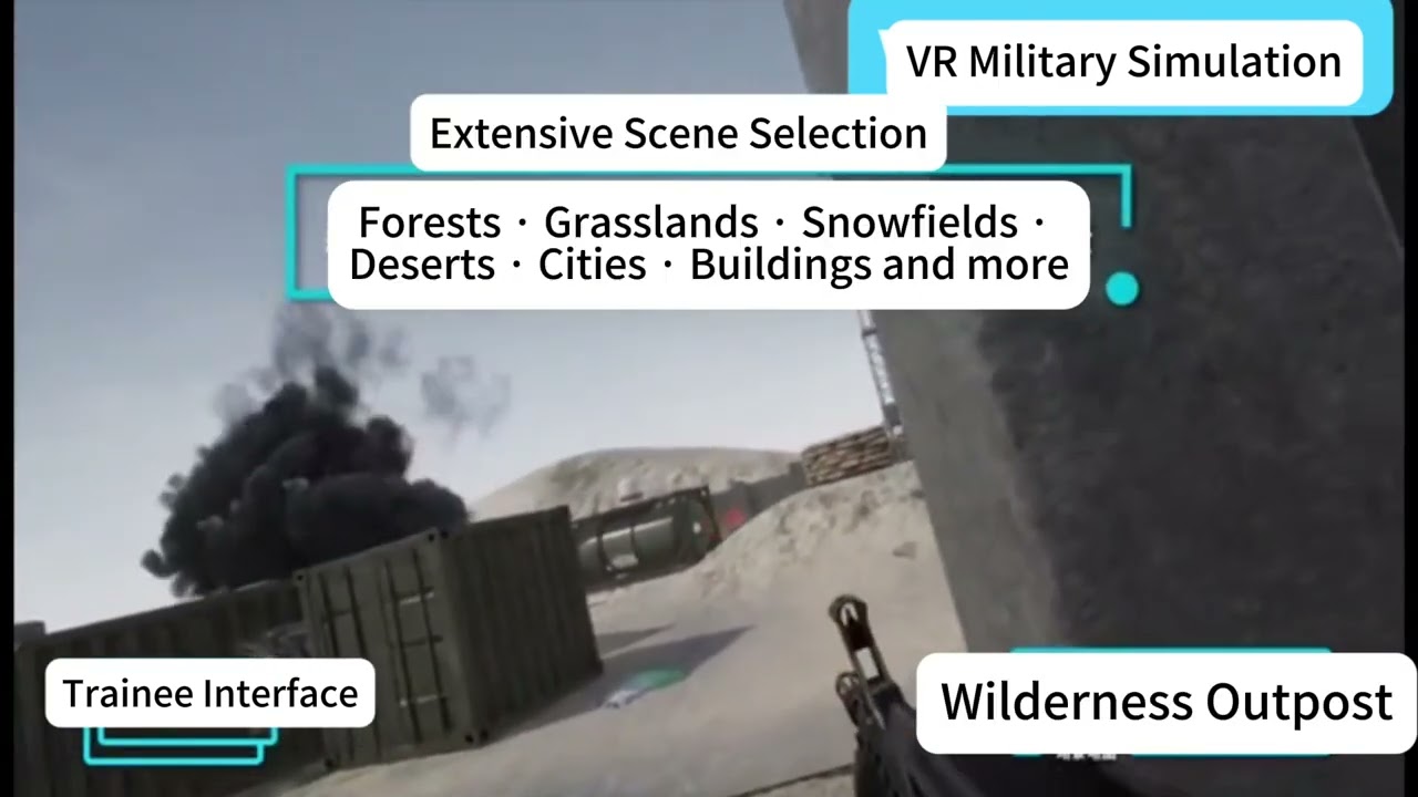 VR military simulation training