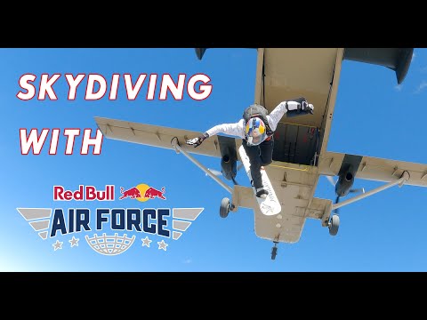 Skydiving with RedBull Airforce | AJ Bleyer, DGA (Director / DP) | RED BTS