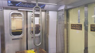NYC Subway: New R211T "Soft Shell" 4050-4054 Open Gangway Isolation Testing on the A Line (7/15/23) screenshot 4