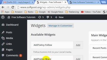 How to add widget to page in wordpress
