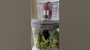 Dice veggies in seconds! Use a food processor with dicing kit. Kitchenaid food processor here.