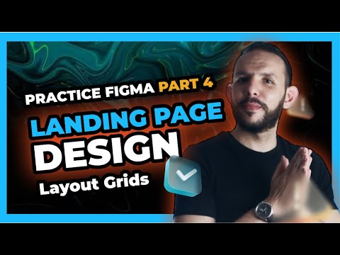 Practice Figma - Part 4 : landing page’s layout grids - YouTube