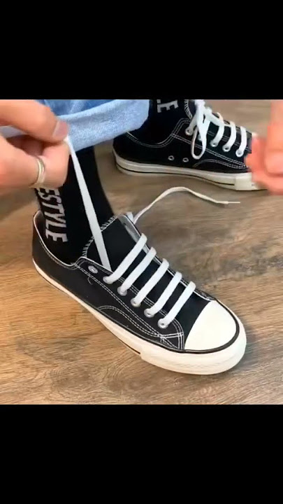 Cara Ikat tali sepatu estetik