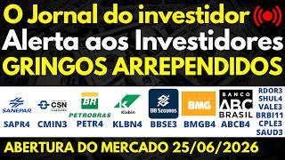ALERTA SAPR4 CMIN3 PETR4 KLBN4 BBSE3 BLAU3 RDOR3 SHUL4 ABCB4 BMGB4 ALLD3 VALE3 BRBI11 CPLE3 SAUD3