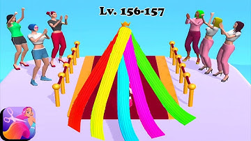 Hair Challenge 🌈👩 🌈 New Update Android Gameplay Walkthrough Level 156-157
