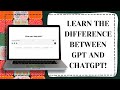 💻 GPT vs. ChatGPT: What’s the Difference? | The AI Quilter Explains