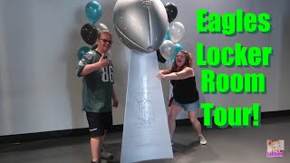 Philadelphia Eagles LOCKER ROOM & Stadium Tour! Lincoln Financial Field! | Laliland