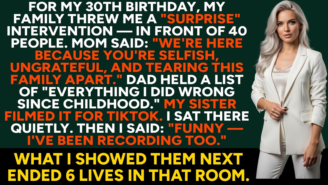 My Parents Threw Me An Intervention For My Birthday—6 Lives Collapsed That Night...