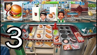 クッキングフィーバー：ゲームプレイウォークスルーパート3 - ファーストフードコートレベル14-19（iOS、Android） screenshot 5