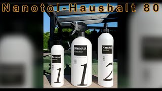 Nanotol Glasversiegelung - Nanoversiegelung Glasdach - Wintergarten, Fenster U.ä. - Tutorialkaufen
