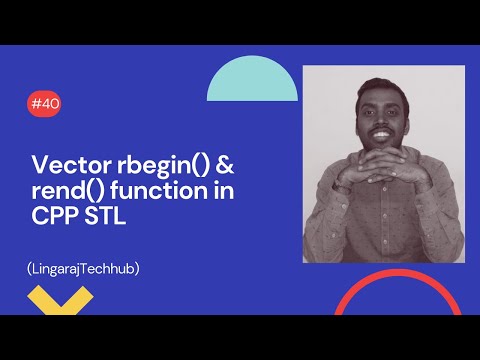 Vector rbegin() & rend() function in CPP Standard Template Library #40