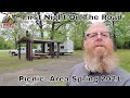 First night on the road - Rest Area Spring Camping 2021  #Camping # Rest Area Texas