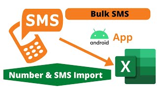 Import Number & Message from Excel Sheet  " Message King " (Bulk SMS Sending App) ( Mansoor Anwar )