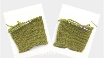 How to pick up a dropped stitch