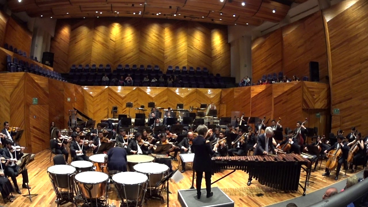 Doble Concierto para marimba timbales y Orquesta Ney Rosauro YouTube