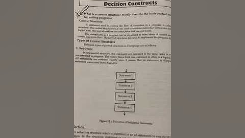 Computer : Ch #11 : control structure : 2nd year