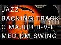 Jazz guitar backing track 2  5  1  c major medium swing