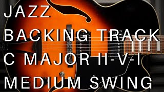 Miniatura de vídeo de "Jazz Guitar Backing Track 2 - 5 - 1 | C Major (Medium Swing)"