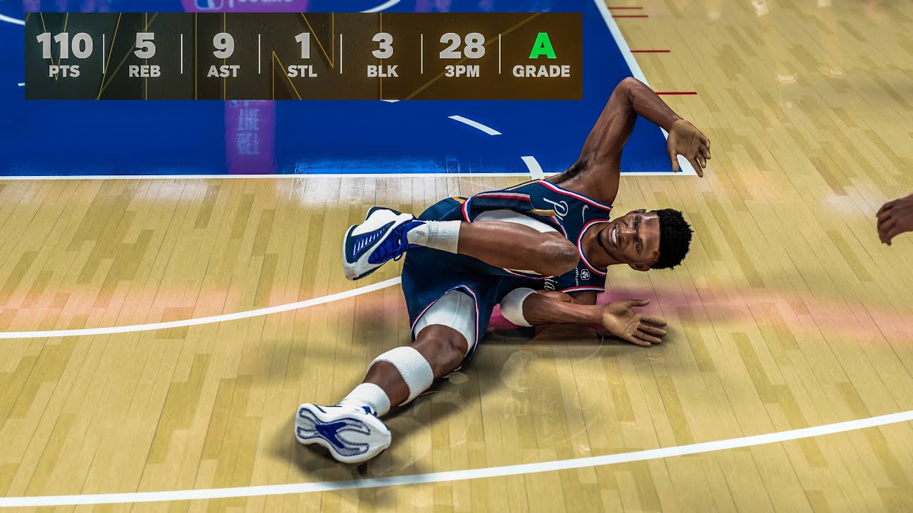 NBA 2K26 My Career - Anthony Edward’s Joins The 76ers! [No Commentary]