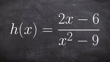 Identifying vertical, horizontal asymptotes and holes