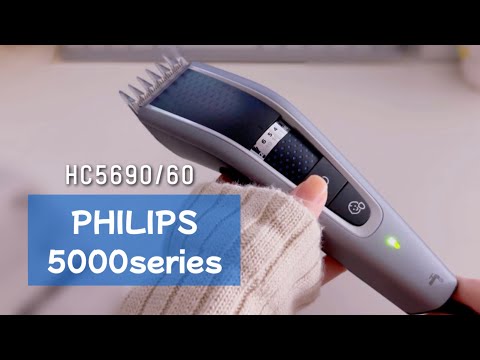 Easy Maintenance! PHILIPS 5000 Series Hair Clipper [Waterproof