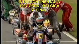 Karting Fernando Alonso 2ª Manga Final Genk-Belgica 1997.mp4
