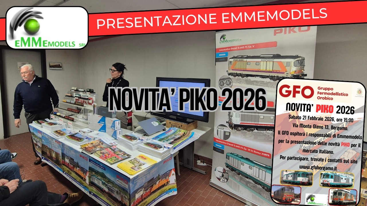 Presentazione PIKO By EmmeModels - Faustino Faustini e Daniela Maccari mostrano le novità 2026 D445