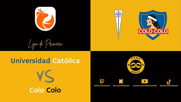 U. CATOLICA vs COLO COLO | REACCION | #LigaDePrimera