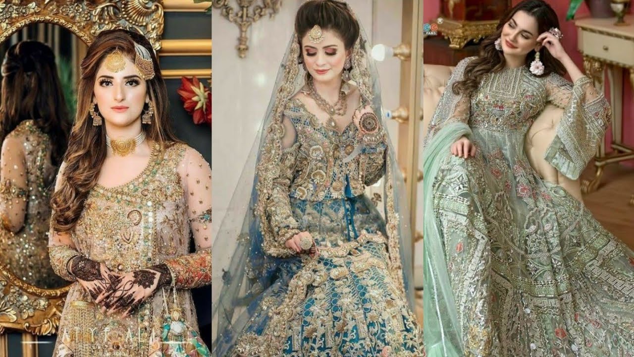 Girls must want to know what walima dresses color combination in ...