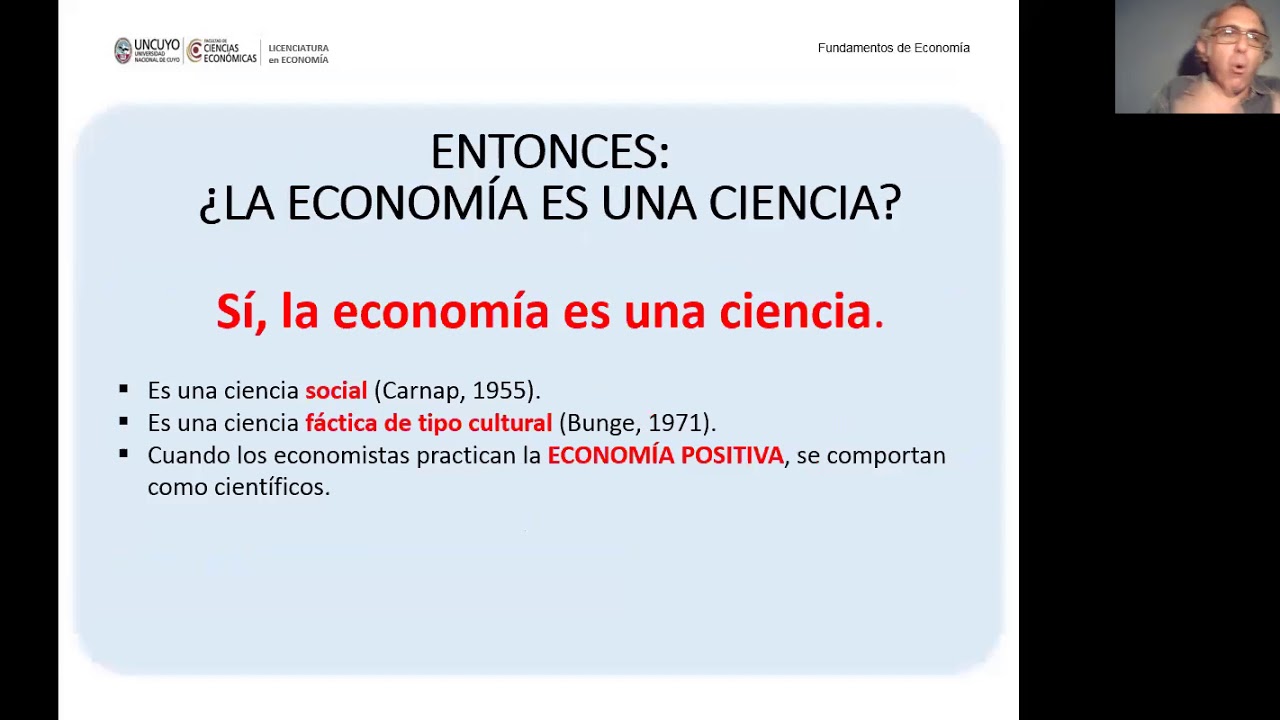 Fundamentos de Economía_Unidad 2: La Economía como ciencia social - YouTube