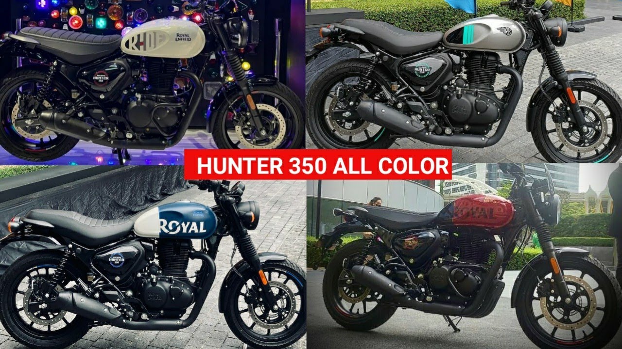 Omg! Royal Enfield Hunter 350 All Color is Here 💥 Exhaust Sound
