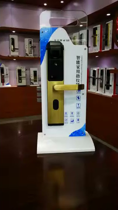 ZIHOO Smart Door Lock Clear Fingerprint Function Video