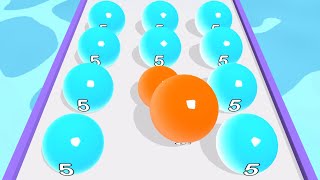Merge Ball Race 🔴🟢🟡 MAX LEVELS!! All Levels Gameplay Walkthrough Android, iOS NEW UPDATE screenshot 3