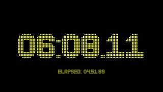 11 minutes and 0 seconds countdown timer with 2 fractional digits accuracy