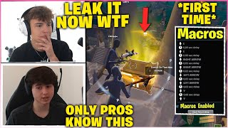 CLIX Reacts TO BUGHA USING New MACRO SETTINGS & TRIES It FOR The FIRST TIME! (Fortnite Moments)